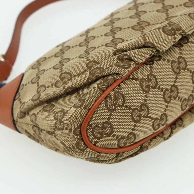 【日本直送】GUCCI GG帆布Sherry系列手提包 米色/金色 224093 正品 177439A-13