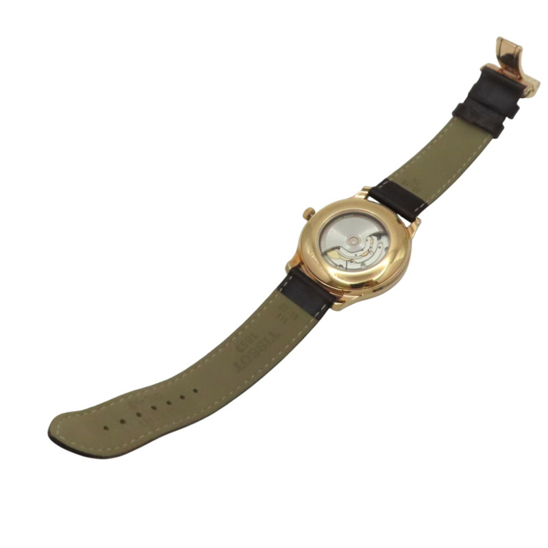白色錶盤 皮帶 不鏽鋼 Tradition Powermatic 80 腕錶【TISSOT天梭】 T063.907A-8