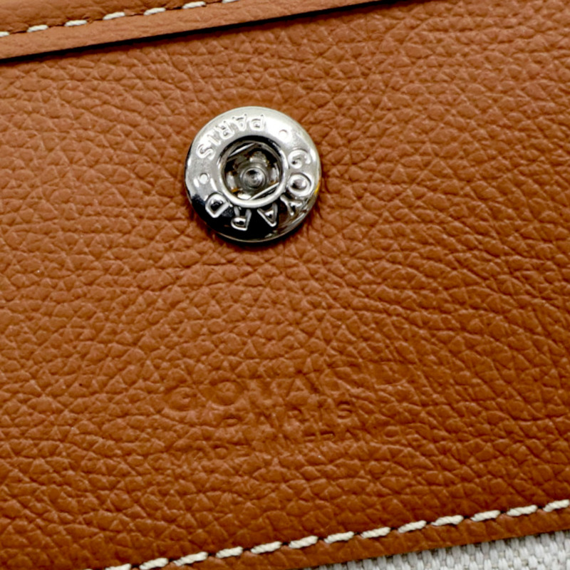 棕色 Goyardine 塗層帆布 Saint Louis PM 托特包 肩背包【GOYARD 高雅德】 STLOUIPMLTY09CL09P-4