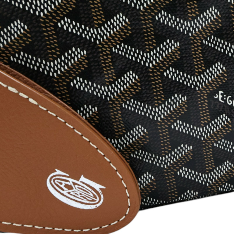 棕色 Goyardine 塗層帆布 Saint Louis PM 托特包 肩背包【GOYARD 高雅德】 STLOUIPMLTY09CL09P-6