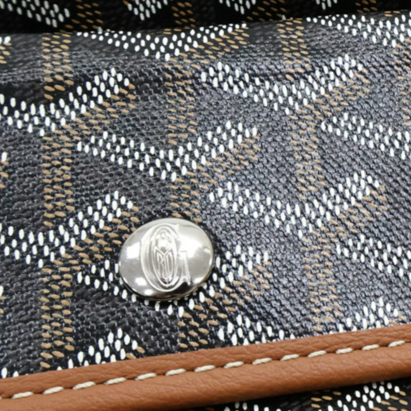棕色 Goyardine 塗層帆布 Saint Louis PM 托特包 肩背包【GOYARD 高雅德】 STLOUIPMLTY09CL09P-12