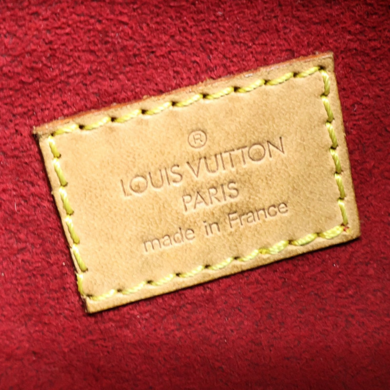 棕色 原花帆布 Croissant MM 肩背包【LOUIS VUITTON LV 路易威登】 M51152-4