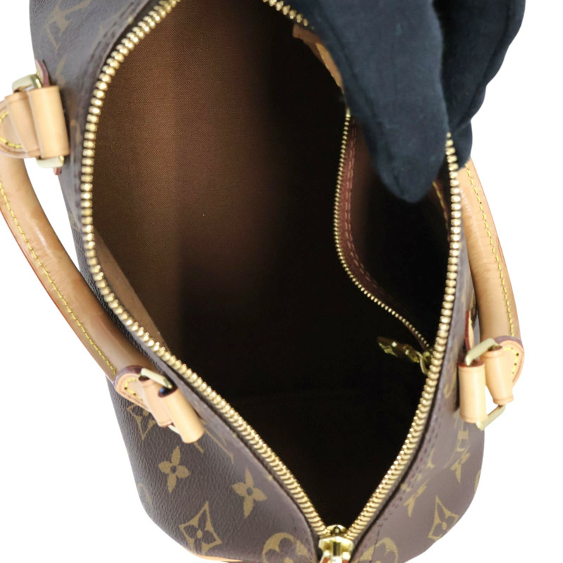 棕色 原花帆布 Speedy Bandouliere 25 两用包【LOUIS VUITTON LV 路易威登】 M41113-2