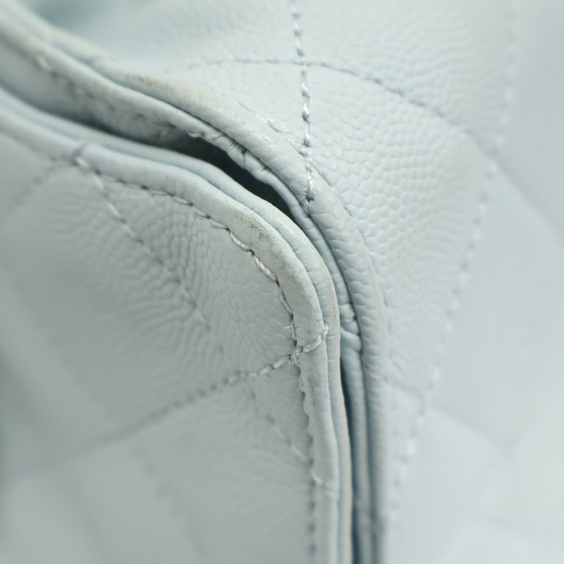 冰藍色牛皮 25 Hobo 鍊帶 肩背包【CHANEL 香奈兒】 AS5293-10