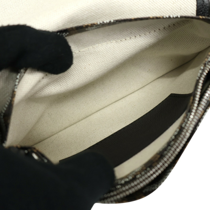 黑色 Goyardine帆布 Plumet Pouch 肩背包【GOYARD 高雅德】 PLUMETPMLT-2