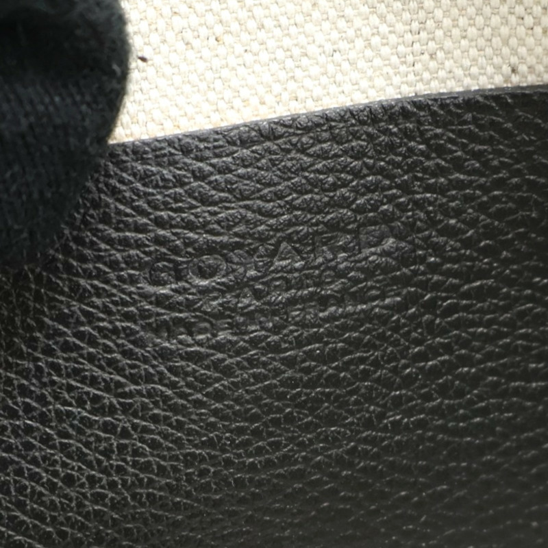 黑色 Goyardine帆布 Plumet Pouch 肩背包【GOYARD 高雅德】 PLUMETPMLT-6