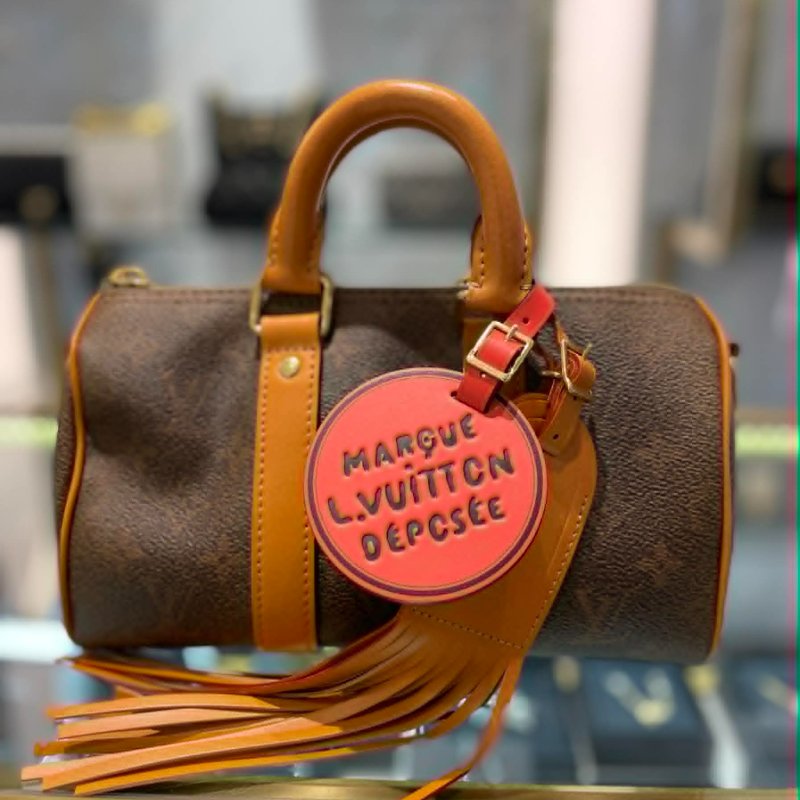 LV Keepall Bandouliere 25包 無背帶 晶片款-0