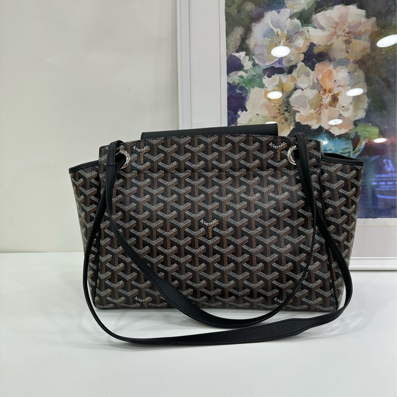 Goyard戈雅Rouette通勤包tote購物袋，肩手提包托特包女肩斜挎手提均可，有購證 尺寸：31*23cm-3