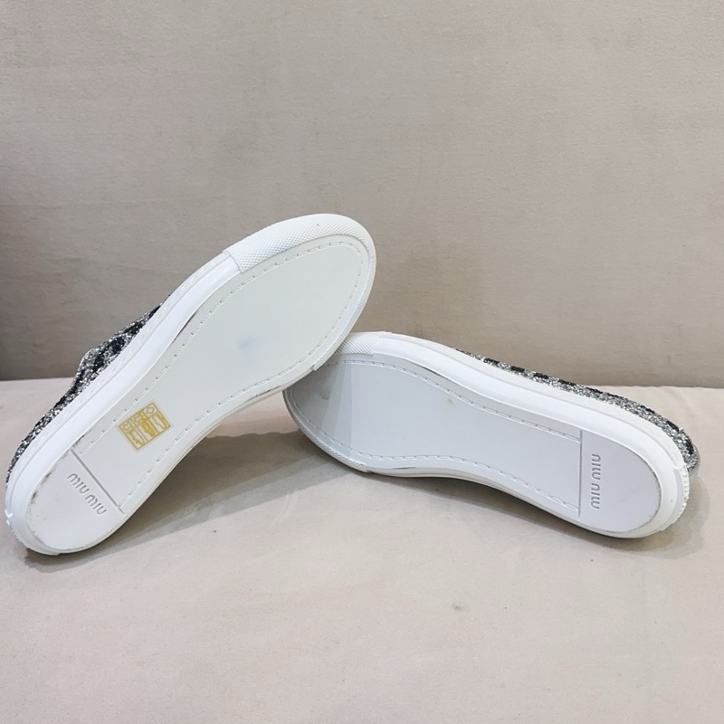 Miumiu 亮片板鞋休閒鞋 37碼-3