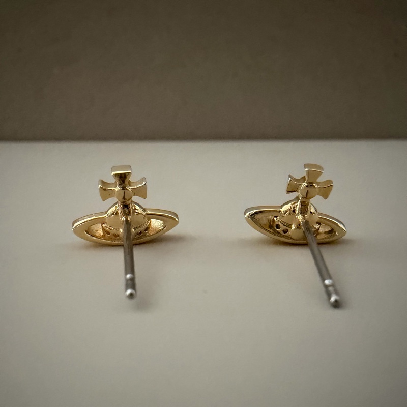 Vivienne Westwood 🪐Lorelei 金色+ Nano Solitaire 單隻-4