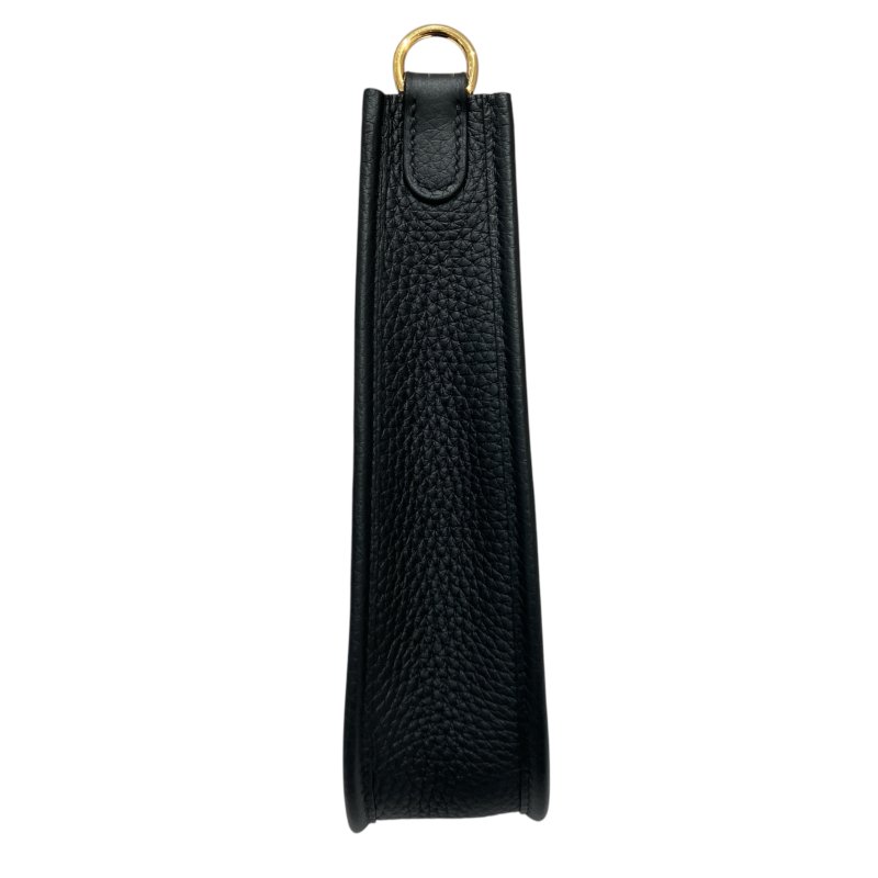 HERMES 愛馬仕 MINI EVELYNE 16 黑色 金釦-4