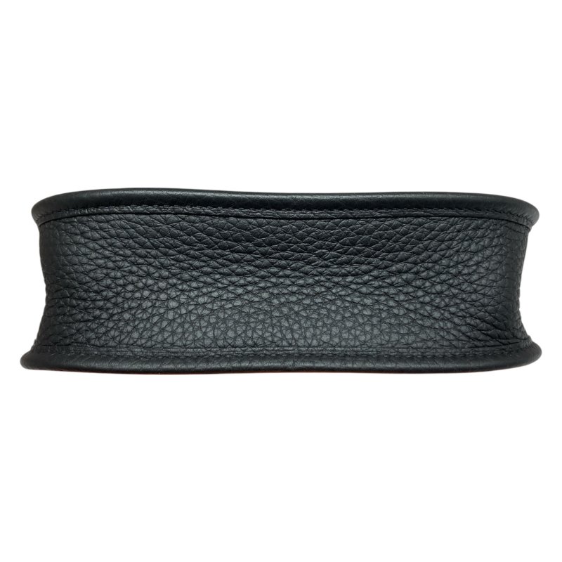 HERMES 愛馬仕 MINI EVELYNE 16 黑色 金釦-5