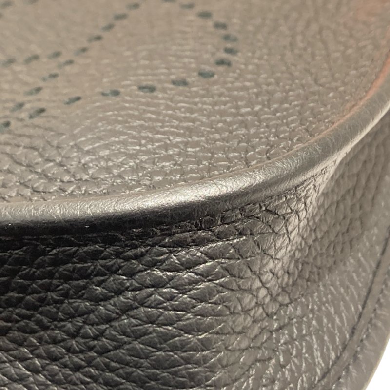 HERMES 愛馬仕 MINI EVELYNE 16 黑色 金釦-6