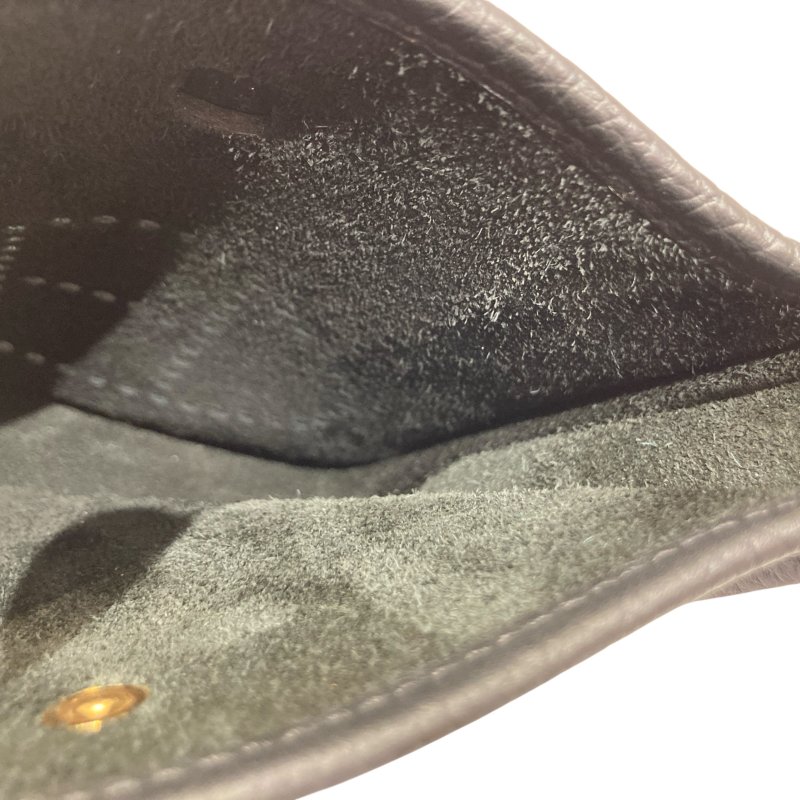 HERMES 愛馬仕 MINI EVELYNE 16 黑色 金釦-11