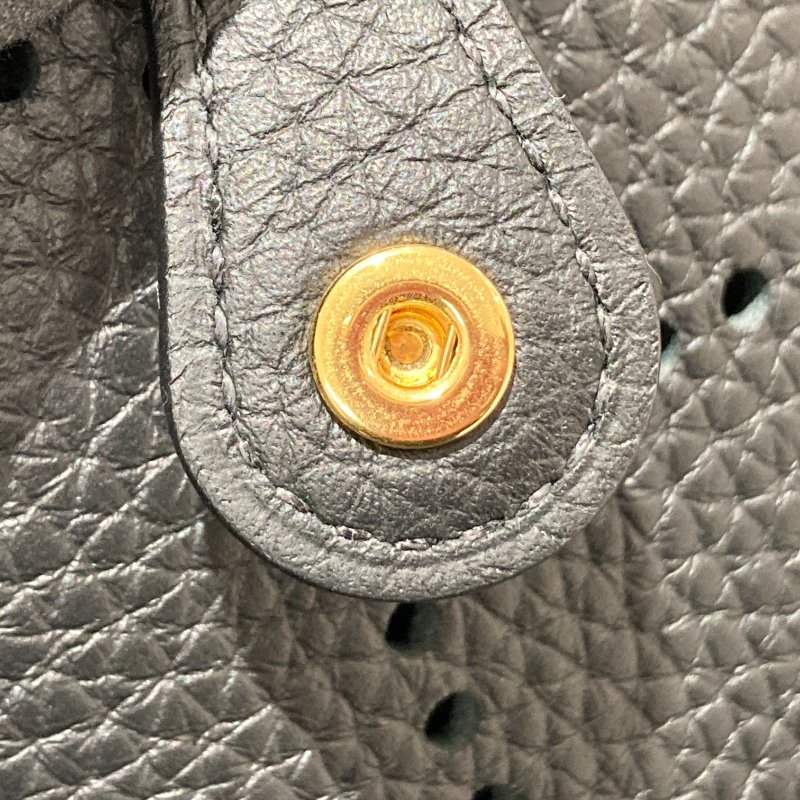 HERMES 愛馬仕 MINI EVELYNE 16 黑色 金釦-13
