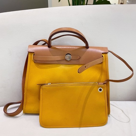 Hermes愛馬仕 herbag31 C刻 沒有鑰匙皮牌