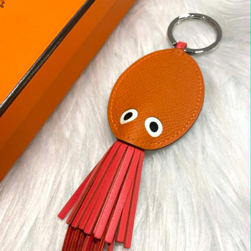 HERMES 牛皮Poulpe KEY章魚-2
