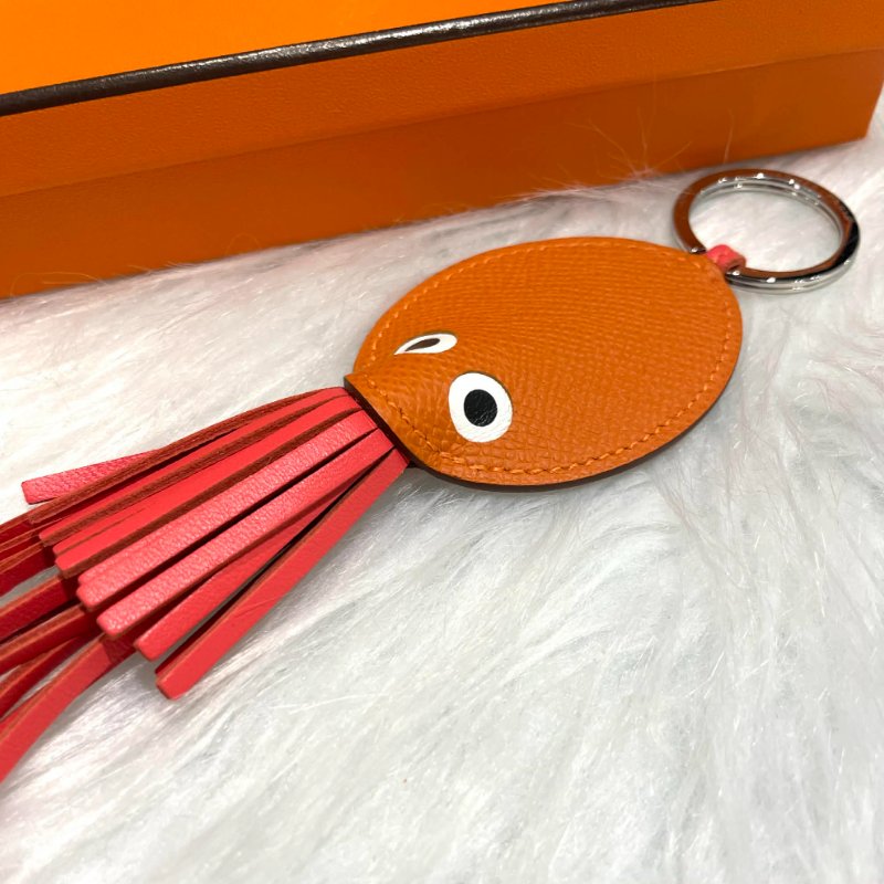 HERMES 牛皮Poulpe KEY章魚-4