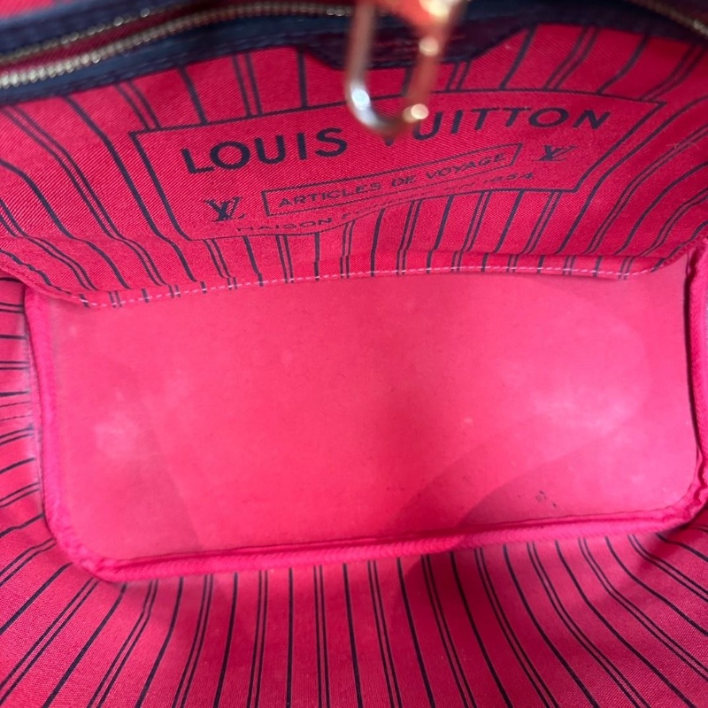 LV 限量歌舞伎neverfull 中號子母托特包 32*28*14  9新 配件塵袋-5