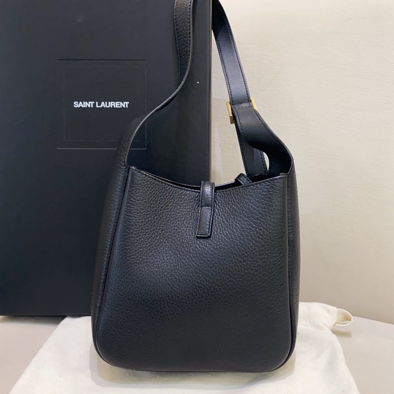 YSL聖羅蘭 黑色  hobo mini 魚子醬腋下包單肩包 24年編碼-1