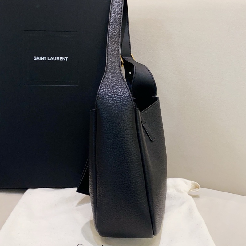 YSL聖羅蘭 黑色  hobo mini 魚子醬腋下包單肩包 24年編碼-2