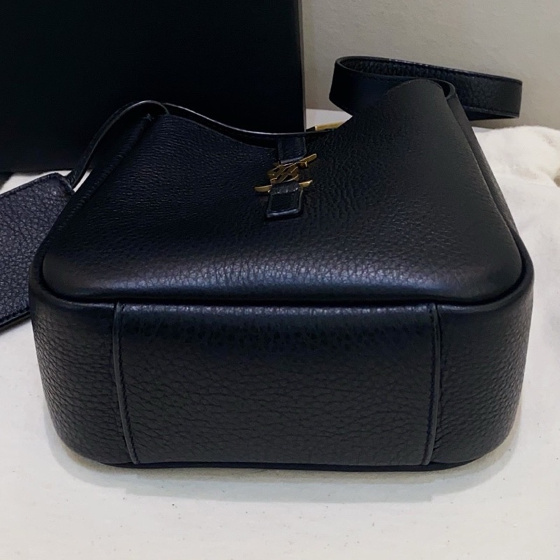 YSL聖羅蘭 黑色  hobo mini 魚子醬腋下包單肩包 24年編碼-4