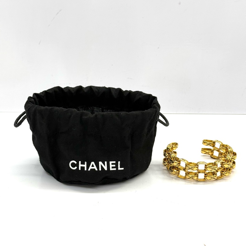 CHANEL 香奈兒 VINTAGE LINKED COCO CRUSH PATTERN 1987 手鐲-5