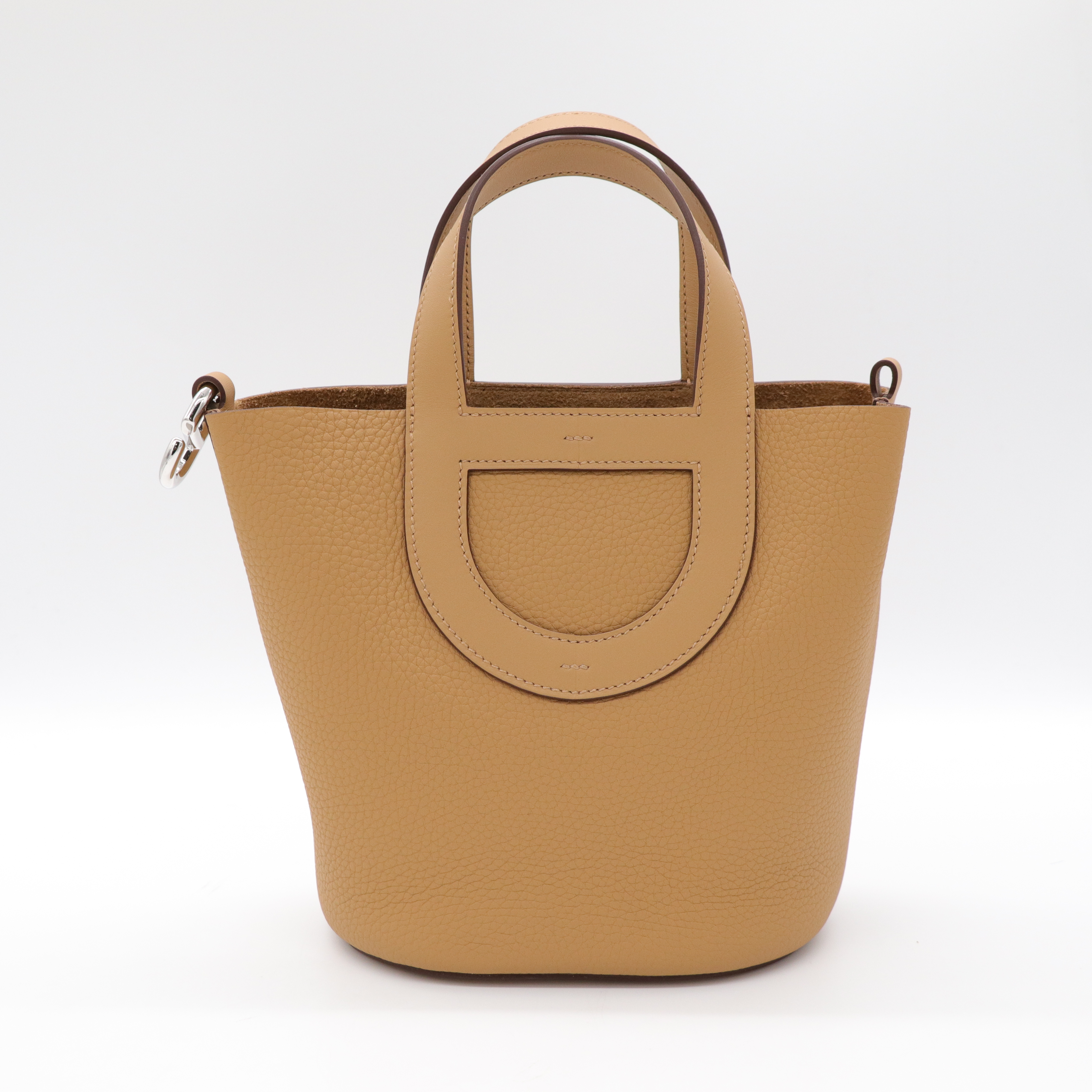 Hermès 愛馬仕 In The Loop 18 餅乾色 豬鼻菜籃子-1