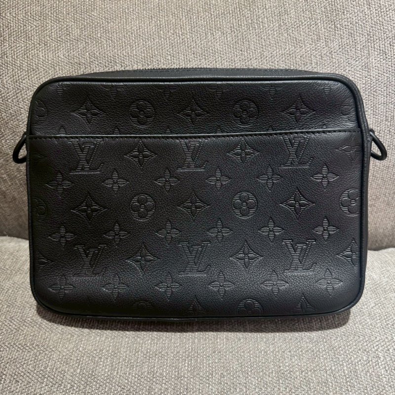 Louis Vuitton 黑色牛皮三合一 晶片款-4