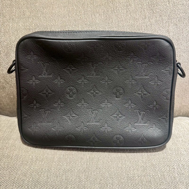 Louis Vuitton 黑色牛皮三合一 晶片款-5