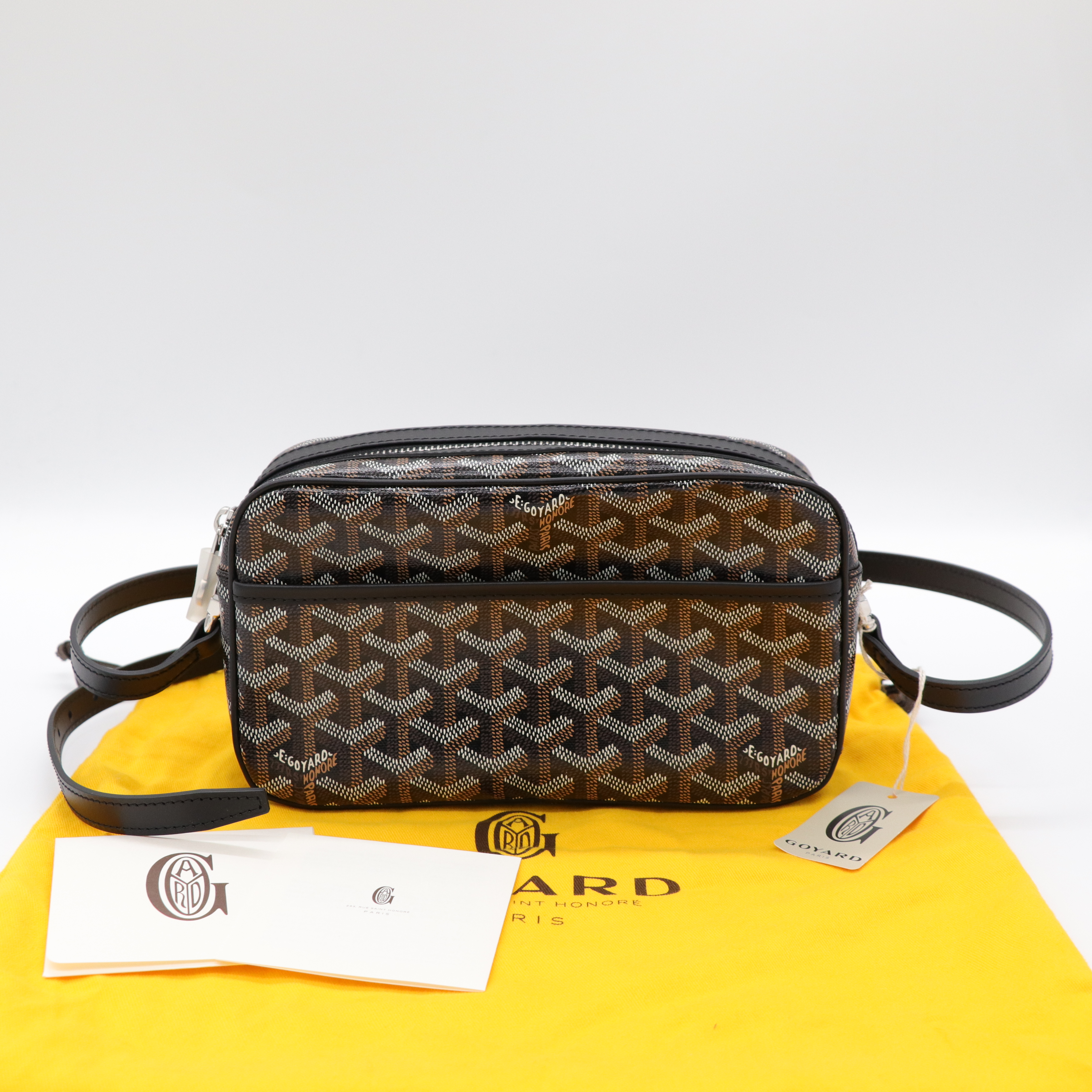 Goyard 戈雅  Cap-vert 黑色 經典花紋 相機包-0