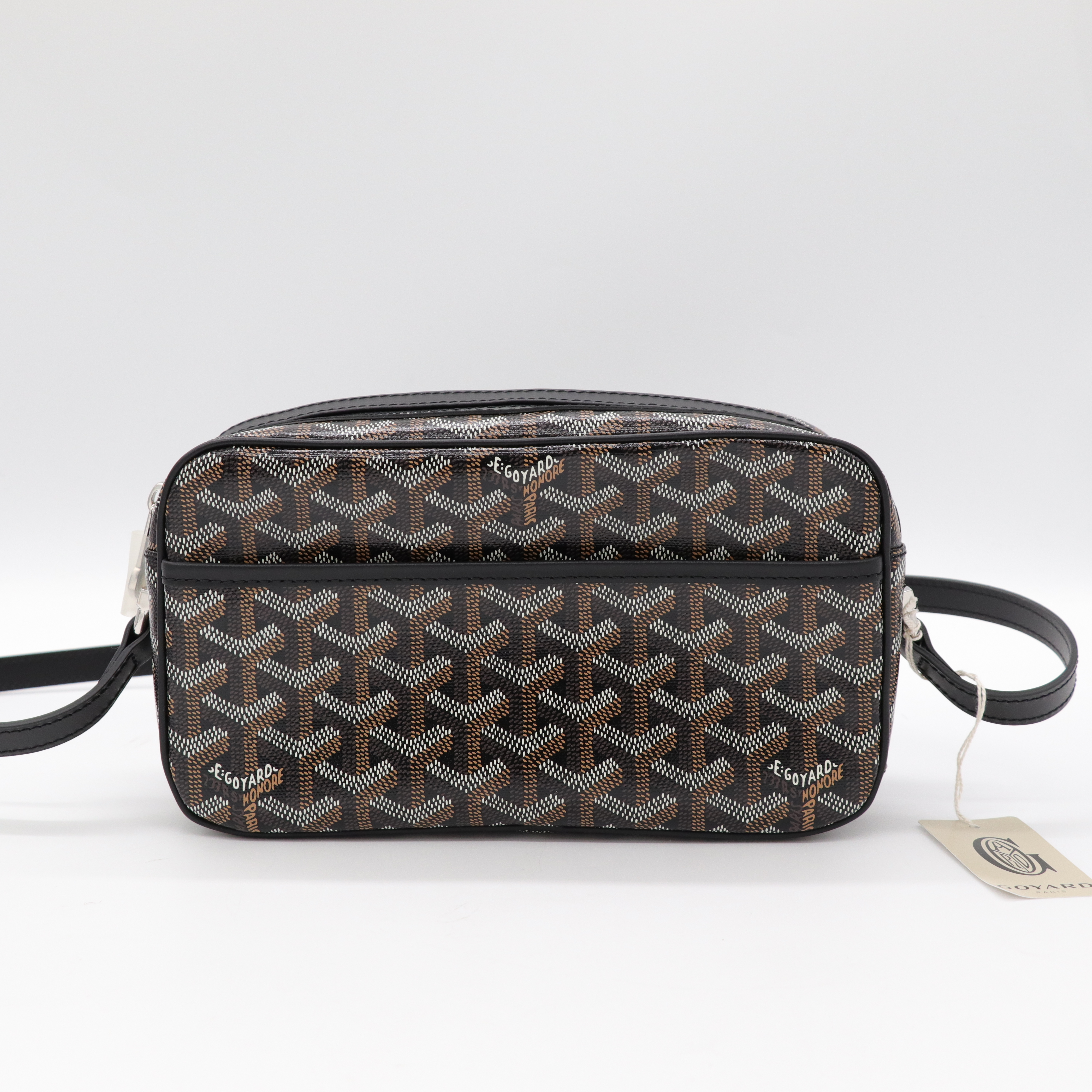 Goyard 戈雅  Cap-vert 黑色 經典花紋 相機包-1