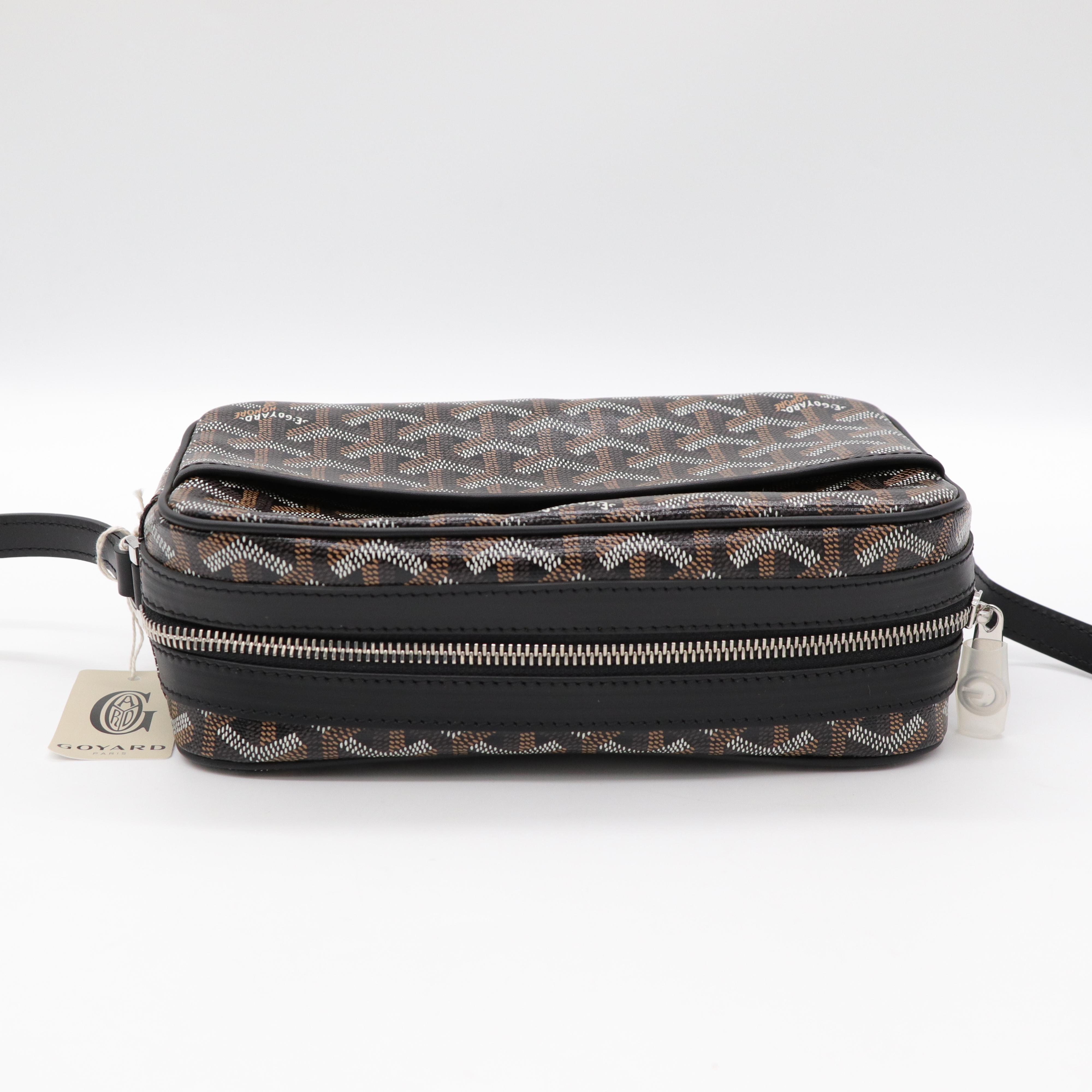 Goyard 戈雅  Cap-vert 黑色 經典花紋 相機包-6