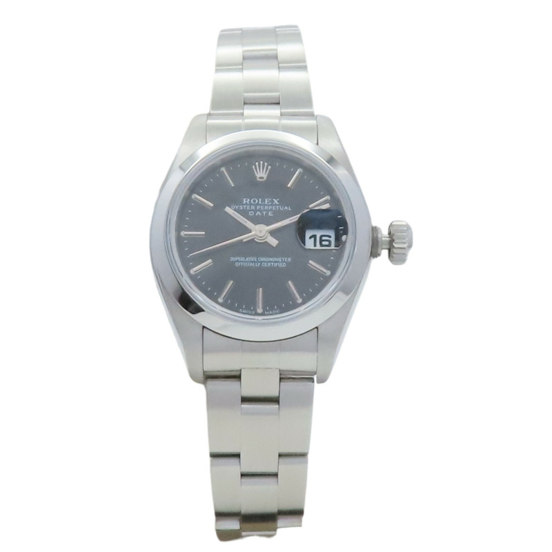 黑色錶盤 不鏽鋼 Oyster Perpetual Lady Datejust 腕錶【ROLEX 勞力士】 79160-0