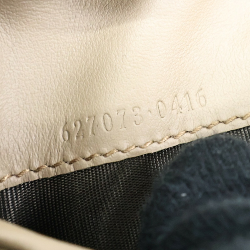 烏木色帆布 三折 短夾 627073【GUCCI 古馳】 627073-6