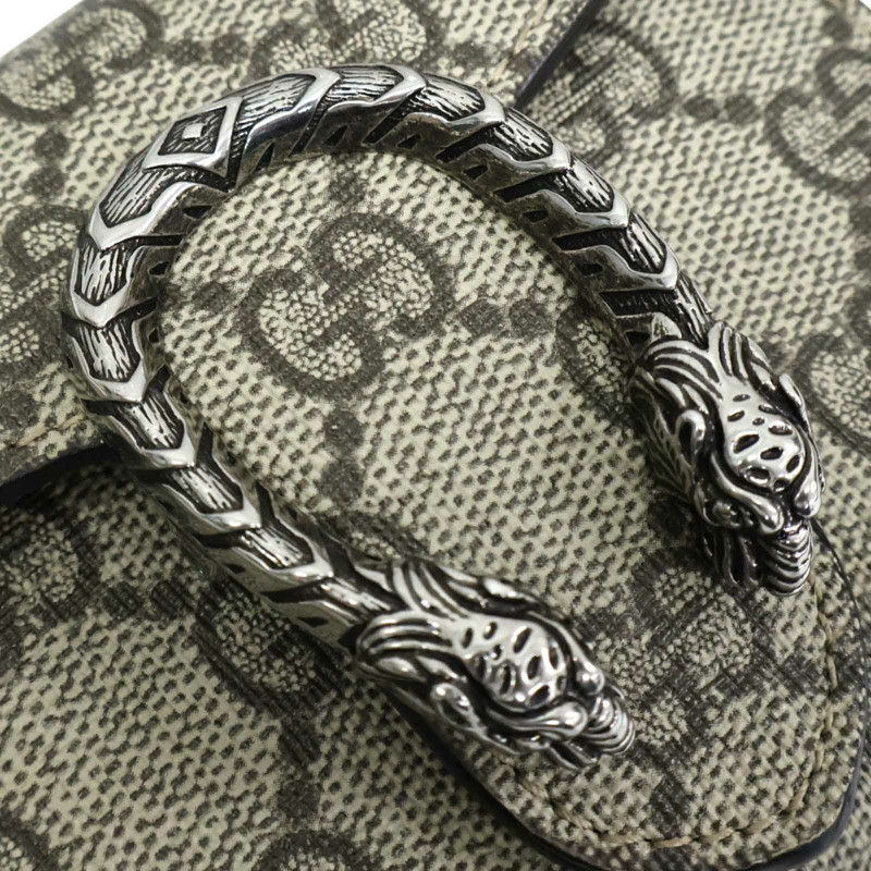 烏木色帆布 三折 短夾 627073【GUCCI 古馳】 627073-7