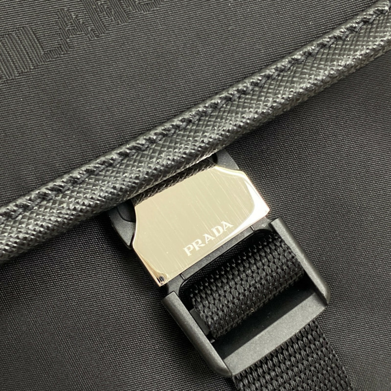 黑色 尼龍 Re-nylon  肩背包 2VD028【PRADA普拉達】 2VD028-8