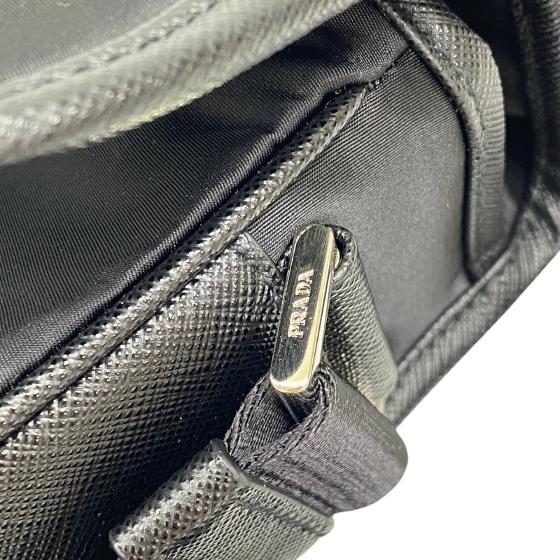 黑色 尼龍 Re-nylon  肩背包 2VD028【PRADA普拉達】 2VD028-9