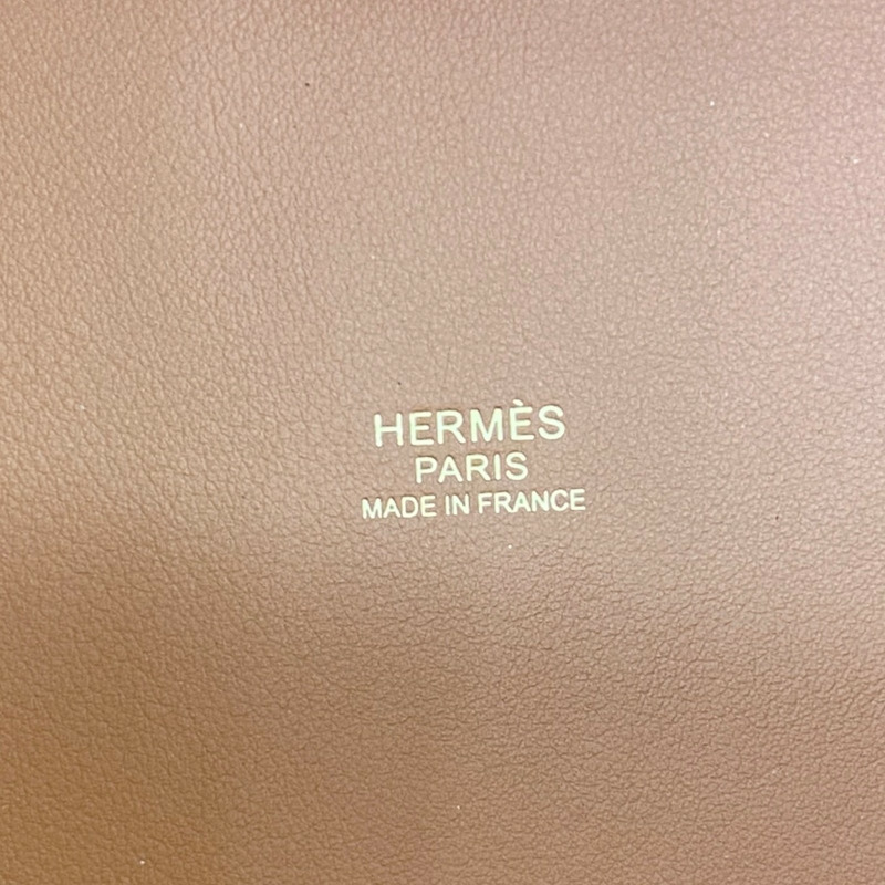 米色帆布 金棕色 Swift牛皮 Picotin Lock 18 手提包 K刻 金扣【HERMES 愛馬仕】 H083189CC-7