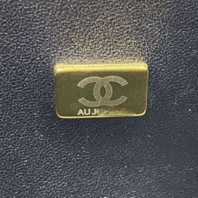 黑色 牛皮 Boy 25 銀釦 鍊帶 肩背包 金釦【CHANEL 香奈兒】 A67086-4