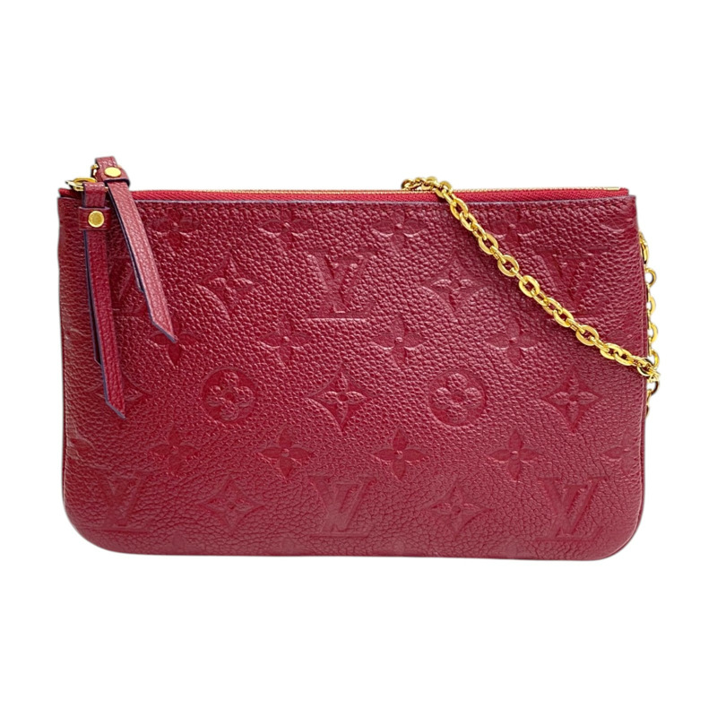 紅色 原花壓紋牛皮 肩背包 M68574【LOUIS VUITTON LV 路易威登】 M68574-0