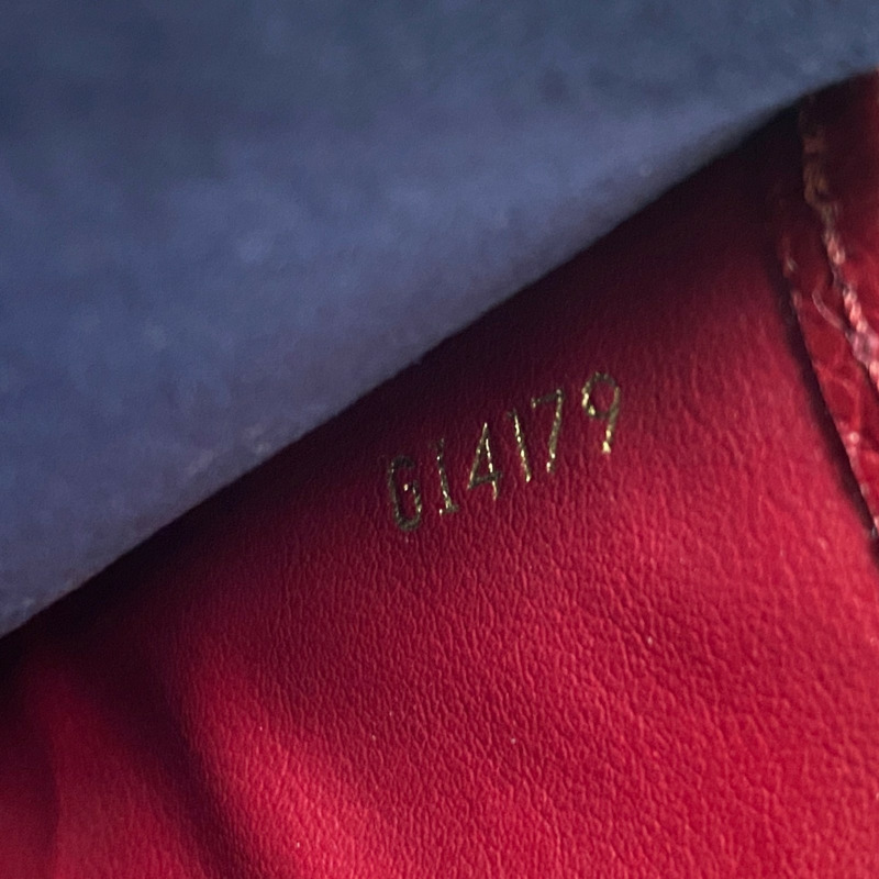 紅色 原花壓紋牛皮 肩背包 M68574【LOUIS VUITTON LV 路易威登】 M68574-5