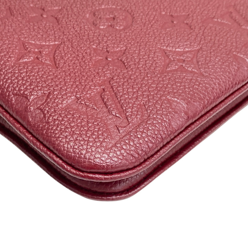 紅色 原花壓紋牛皮 肩背包 M68574【LOUIS VUITTON LV 路易威登】 M68574-7