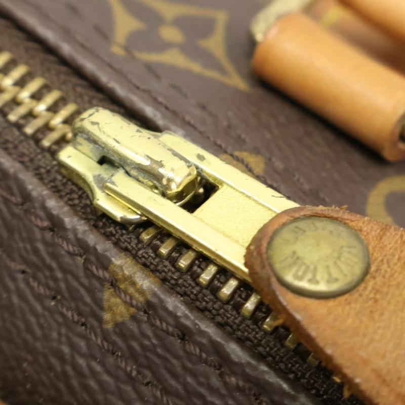 棕色 原花帆布 Speedy 30 波士頓包 手提包【LOUIS VUITTON LV 路易威登】 M41526-6