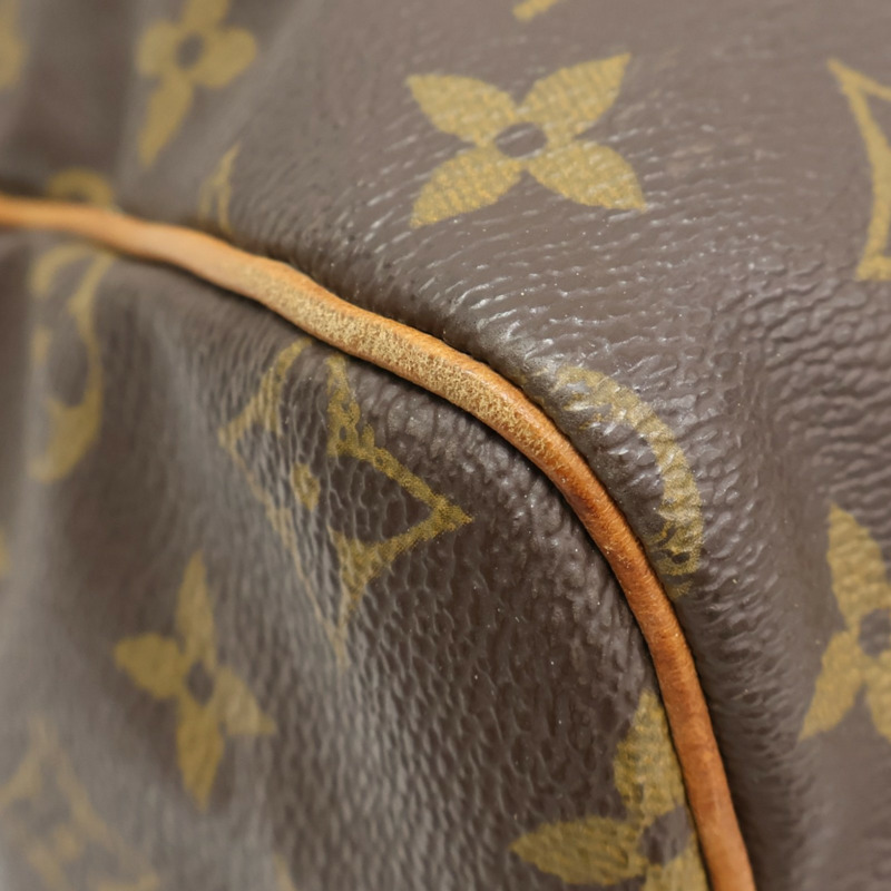 棕色 原花帆布 Speedy 30 波士頓包 手提包【LOUIS VUITTON LV 路易威登】 M41526-9