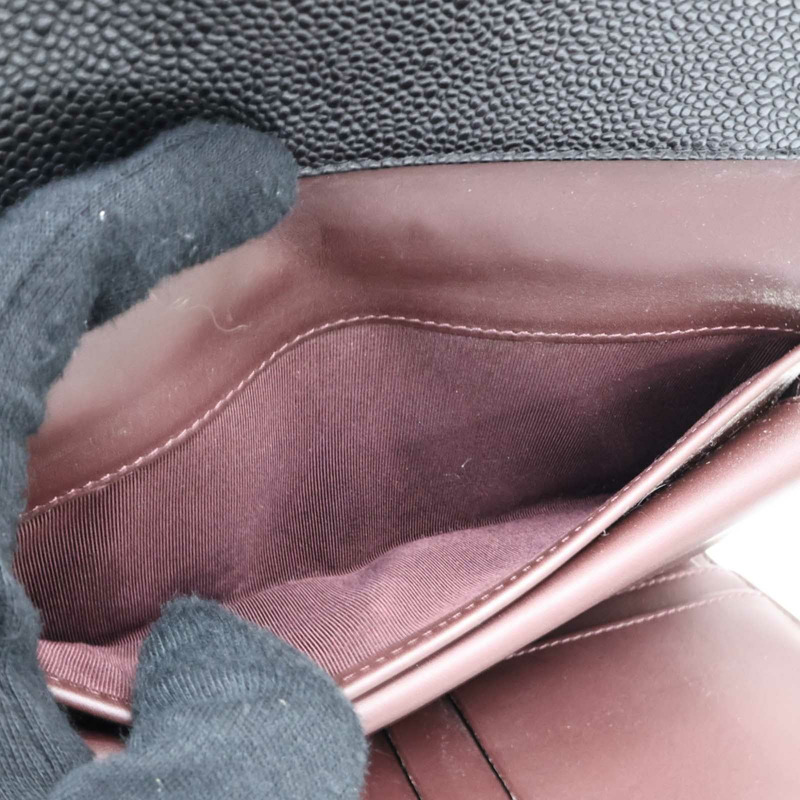 黑色牛皮 Flap 三折 長夾 A31506【CHANEL 香奈兒】 A31506-4