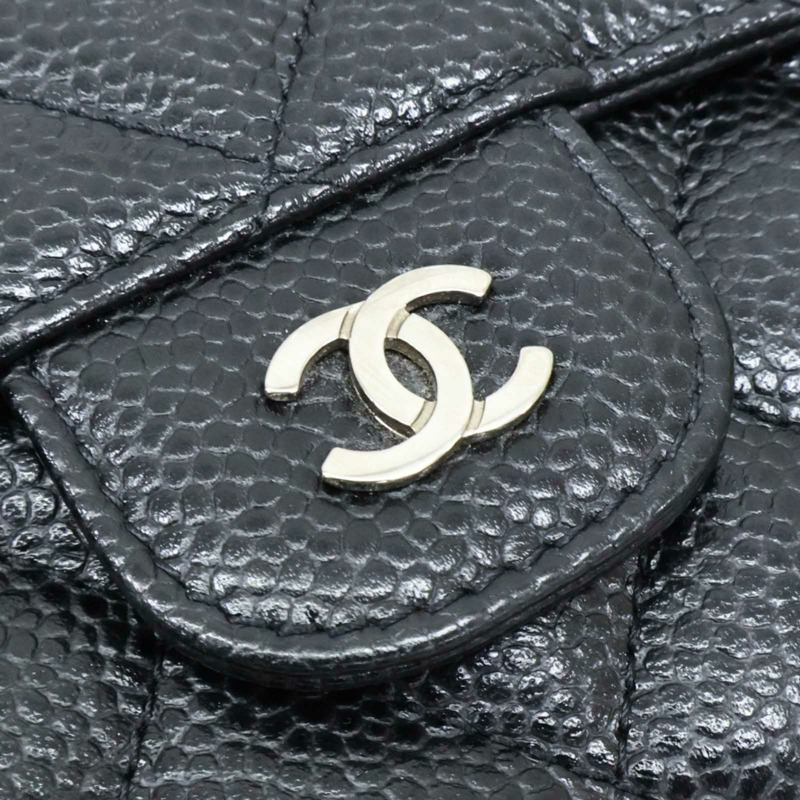 黑色牛皮 Flap 三折 長夾 A31506【CHANEL 香奈兒】 A31506-13