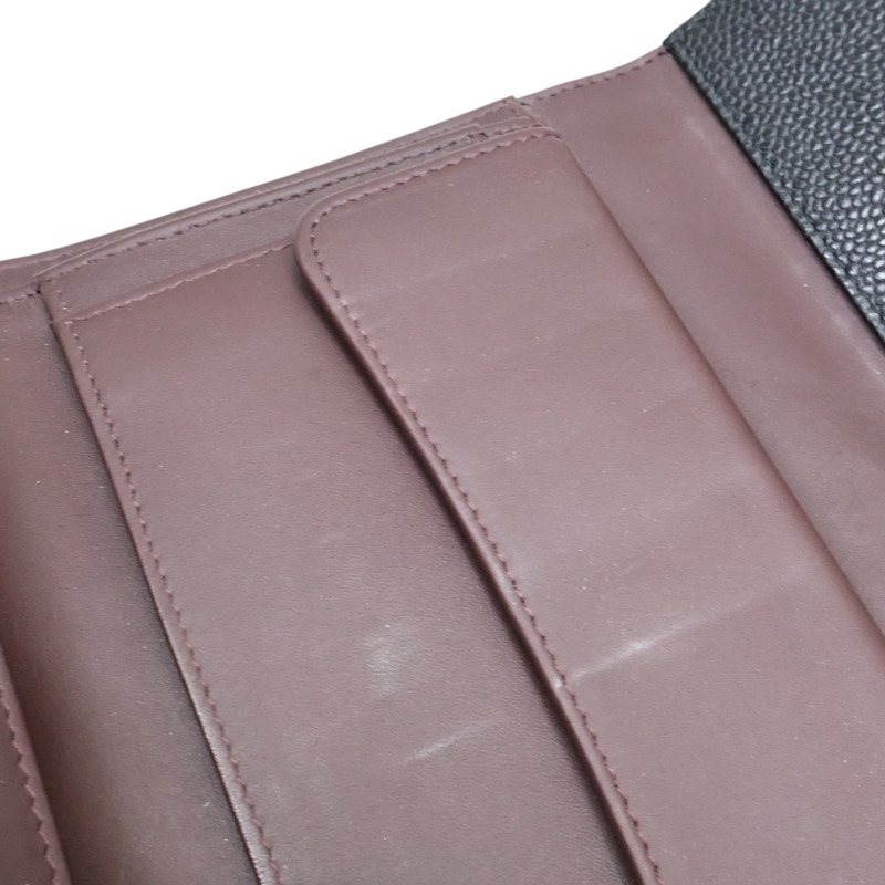 黑色牛皮 Flap 三折 長夾 A31506【CHANEL 香奈兒】 A31506-16