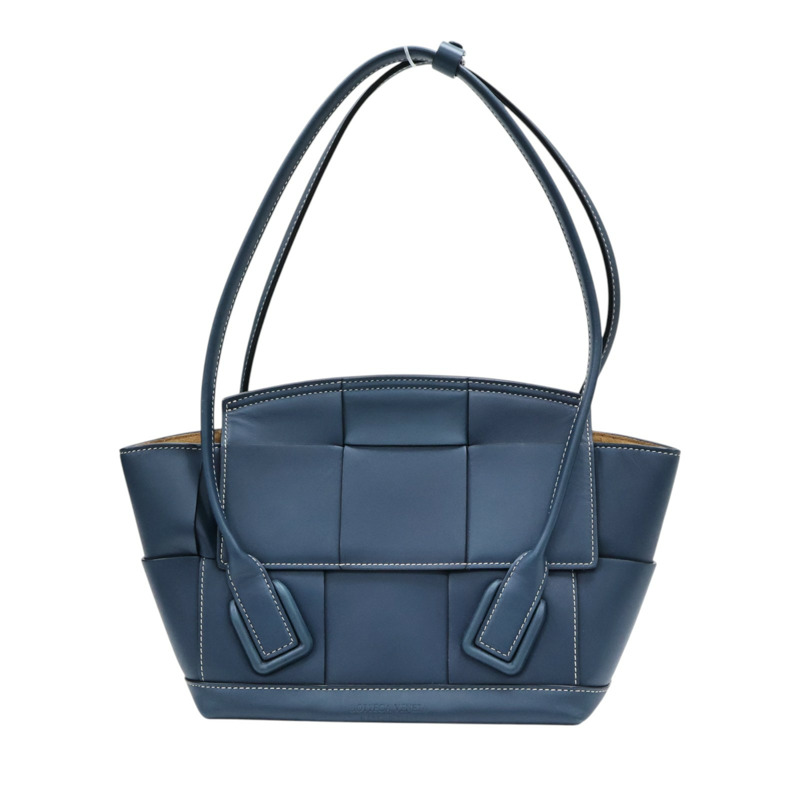 藍色牛皮 Arco33 手提包 575943【BOTTEGA VENETA BV 寶緹嘉】 575943-0
