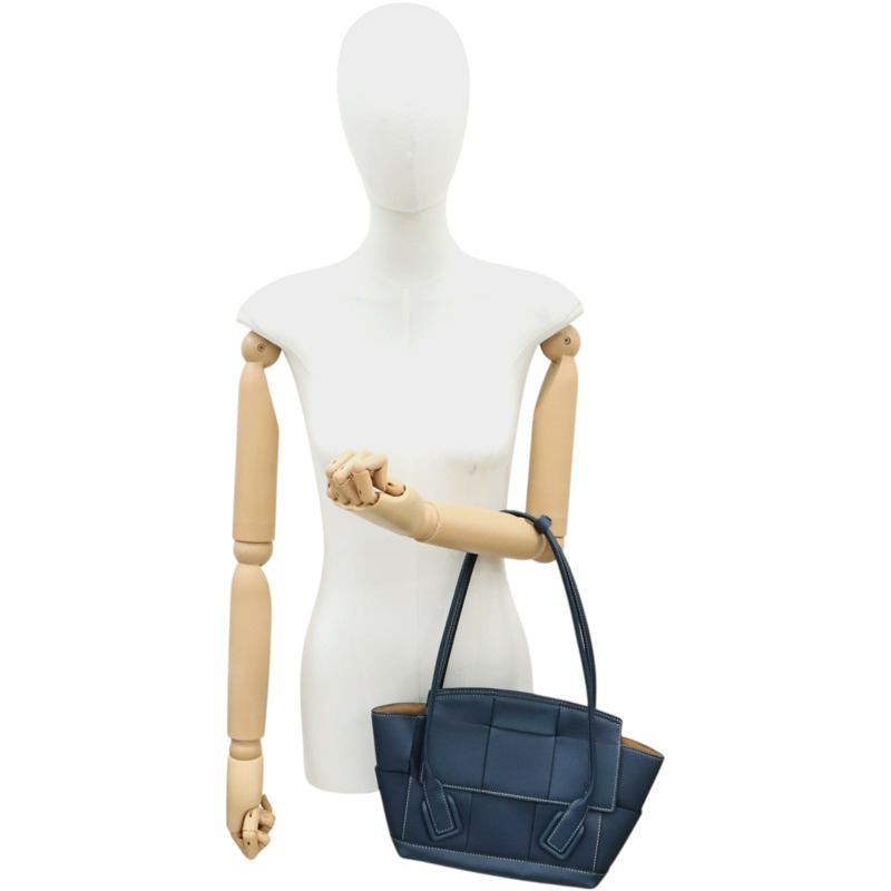 藍色牛皮 Arco33 手提包 575943【BOTTEGA VENETA BV 寶緹嘉】 575943-9